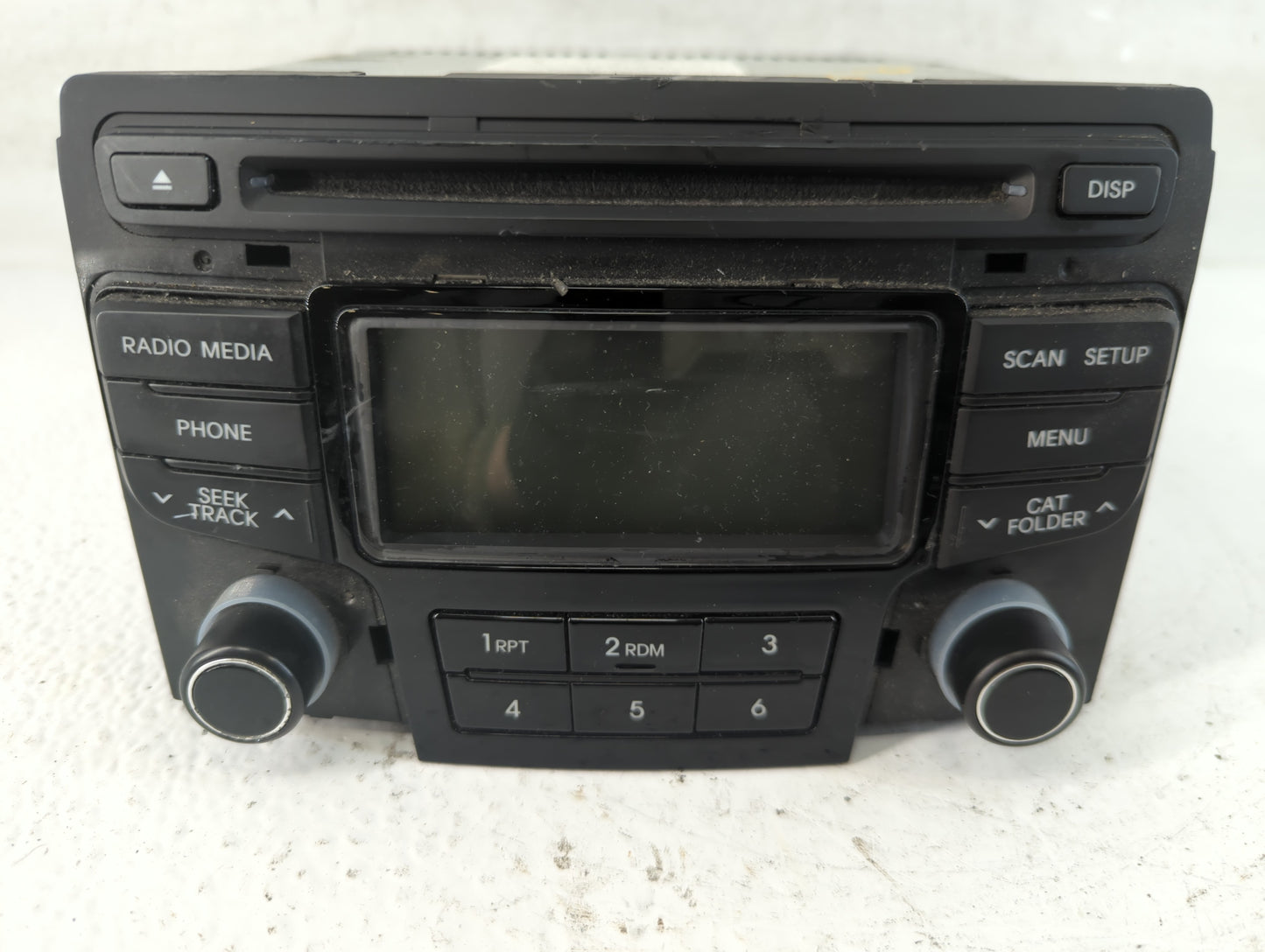 2013 Hyundai Sonata Radio AM FM Cd Player Receiver Replacement P/N:96180-3Q700 Fits OEM Used Auto Parts - Oemusedautoparts1.