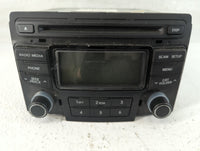 2013 Hyundai Sonata Radio AM FM Cd Player Receiver Replacement P/N:96180-3Q700 Fits OEM Used Auto Parts - Oemusedautoparts1.