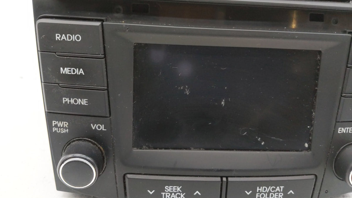 2013 Hyundai Sonata Radio AM FM Cd Player Receiver Replacement P/N:96170-3Q0004X 96180-3Q8004X Fits Fits 2014 OEM Used Auto 