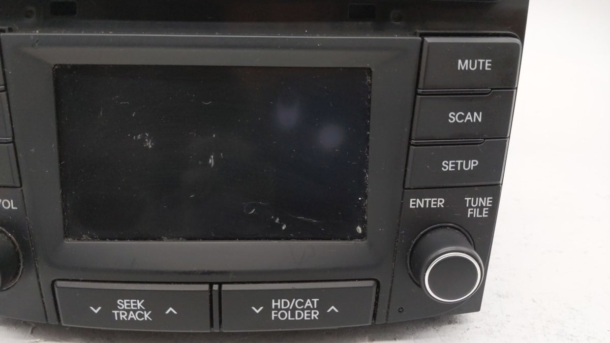 2013 Hyundai Sonata Radio AM FM Cd Player Receiver Replacement P/N:96170-3Q0004X 96180-3Q8004X Fits Fits 2014 OEM Used Auto 