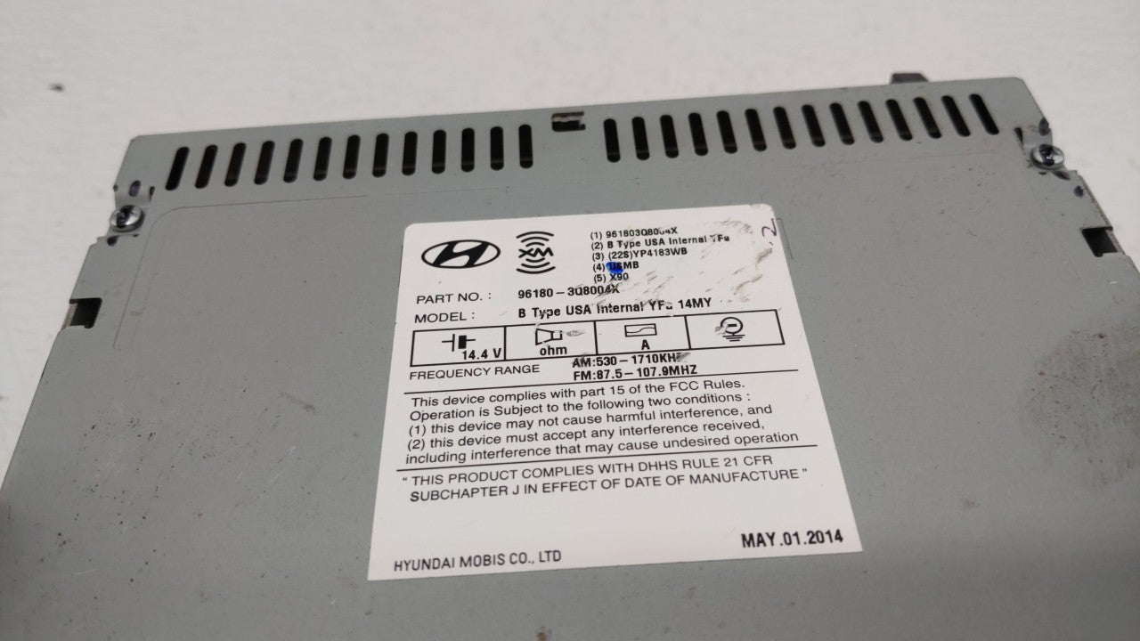 2013-2014 Hyundai Sonata Am Fm Cd Player Radio Receiver - Oemusedautoparts1.com