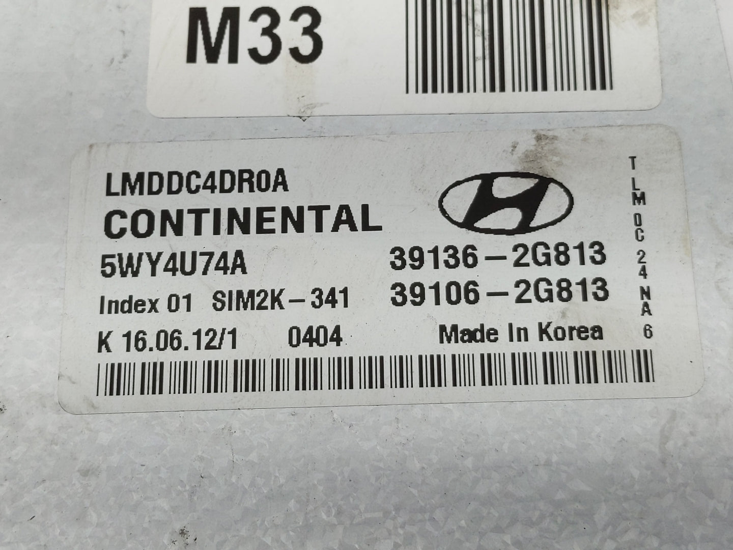 2013 Hyundai Tucson PCM Engine Control Computer ECU ECM PCU OEM P/N:39106-2G813 39136-2G813 Fits OEM Used Auto Parts - Oemus