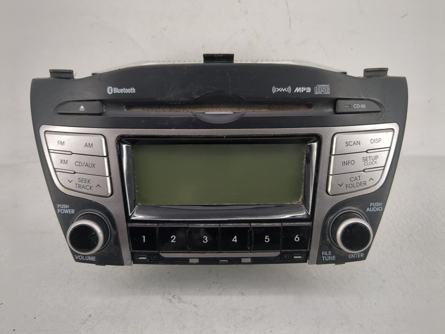 2010-2013 Hyundai Tucson Radio AM FM Cd Player Receiver Replacement P/N:96160-2S161TAN Fits Fits 2010 2011 2012 2013 OEM Use