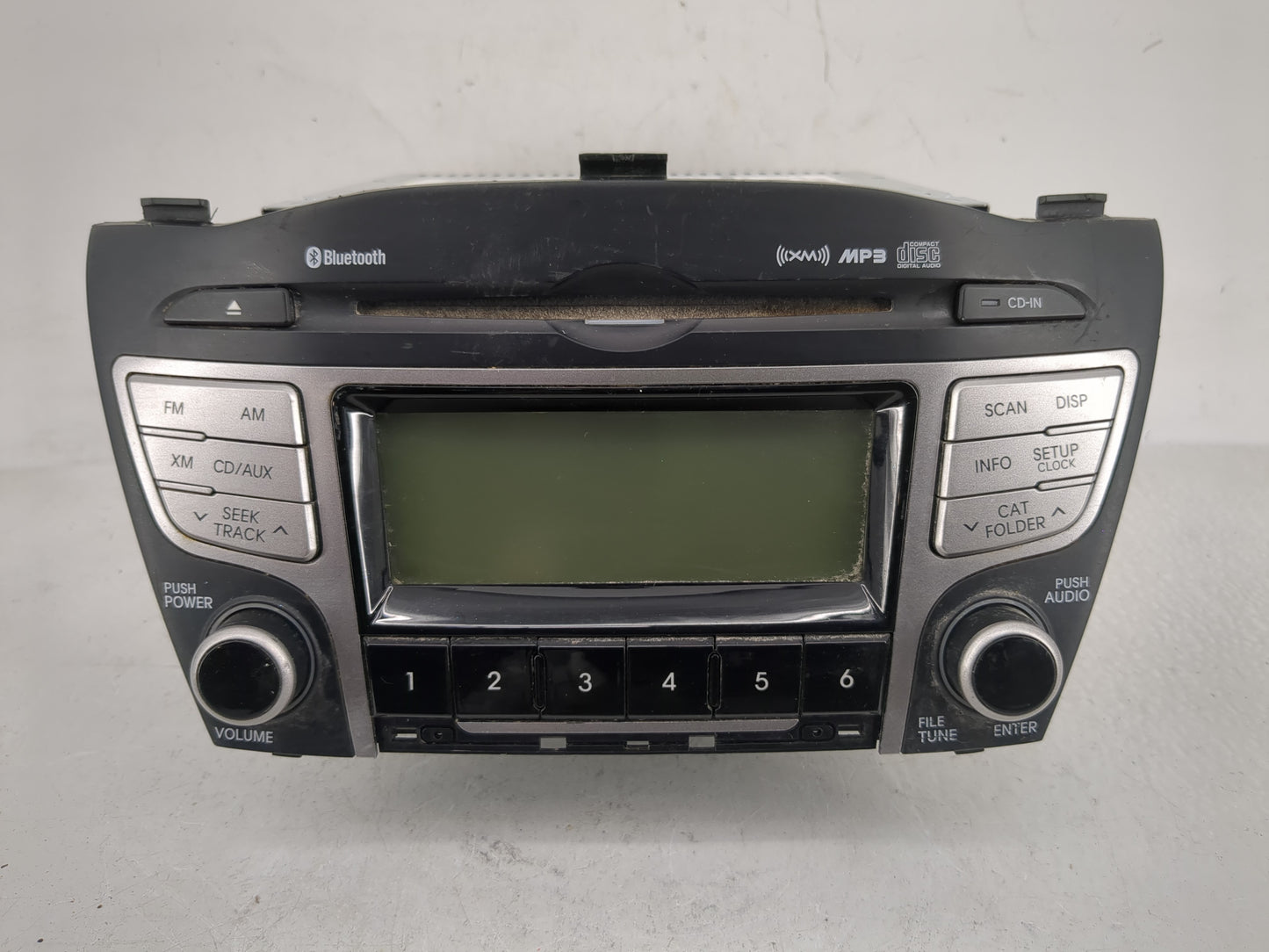 2010-2013 Hyundai Tucson Radio AM FM Cd Player Receiver Replacement P/N:96160-2S161TAN Fits Fits 2010 2011 2012 2013 OEM Use