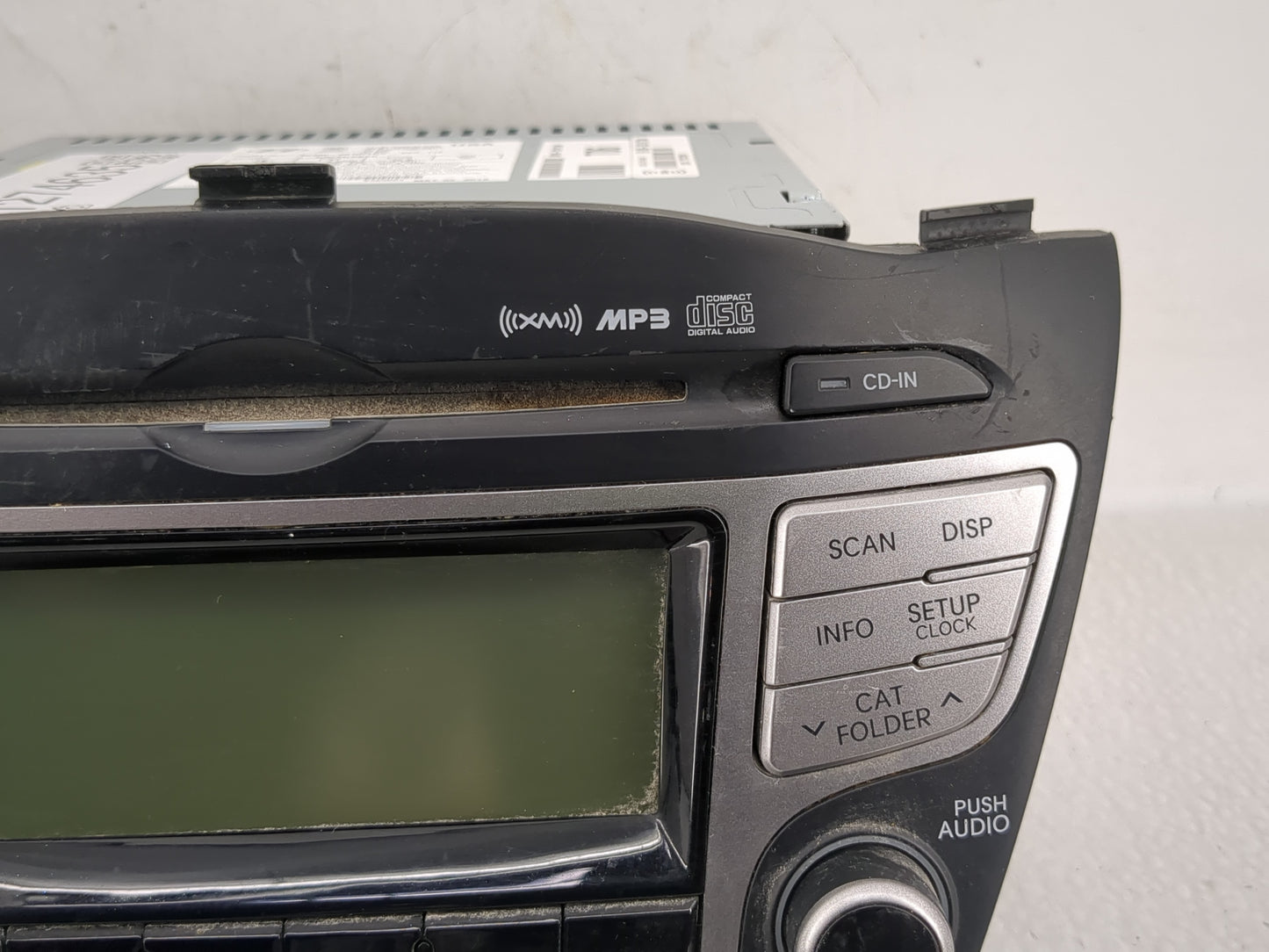2010-2013 Hyundai Tucson Radio AM FM Cd Player Receiver Replacement P/N:96160-2S161TAN Fits Fits 2010 2011 2012 2013 OEM Use