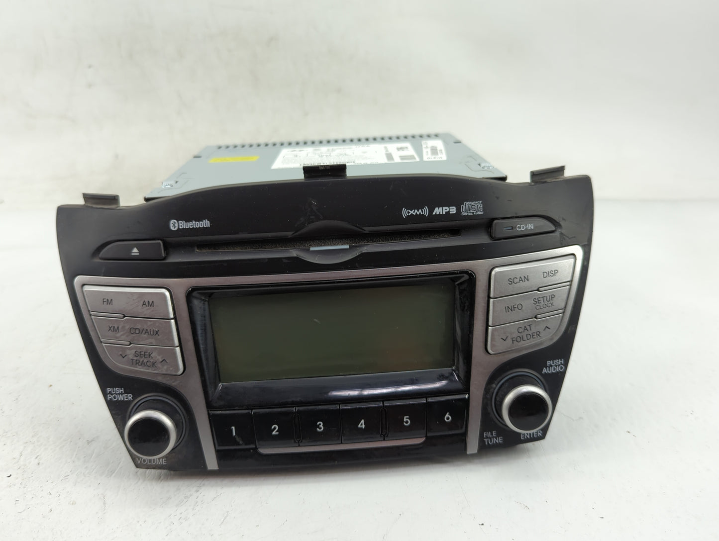 2010-2013 Hyundai Tucson Radio AM FM Cd Player Receiver Replacement P/N:96160-2S161TAP Fits Fits 2010 2011 2012 2013 OEM Use