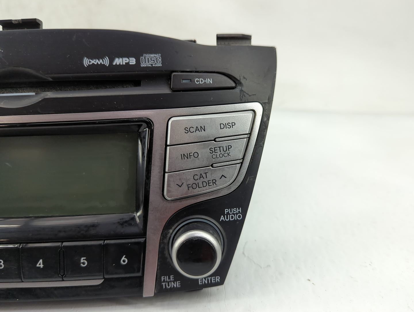 2010-2013 Hyundai Tucson Radio AM FM Cd Player Receiver Replacement P/N:96160-2S161TAP Fits Fits 2010 2011 2012 2013 OEM Use