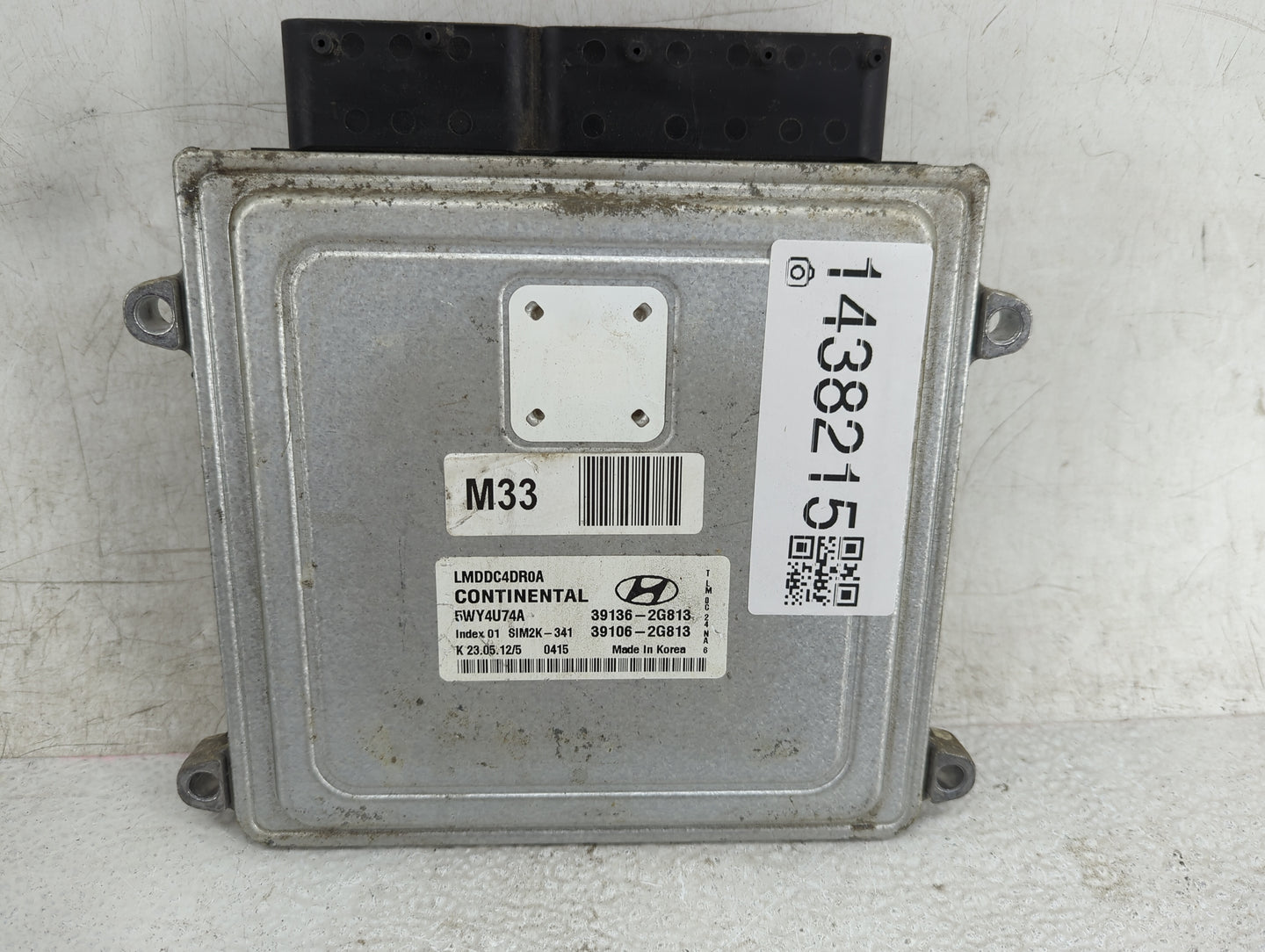 2013 Hyundai Tucson PCM Engine Control Computer ECU ECM PCU OEM P/N:LMDDC4DR0A, 5WY4U74A, 39136-2G813, 39106-2G813, SIM2K-34