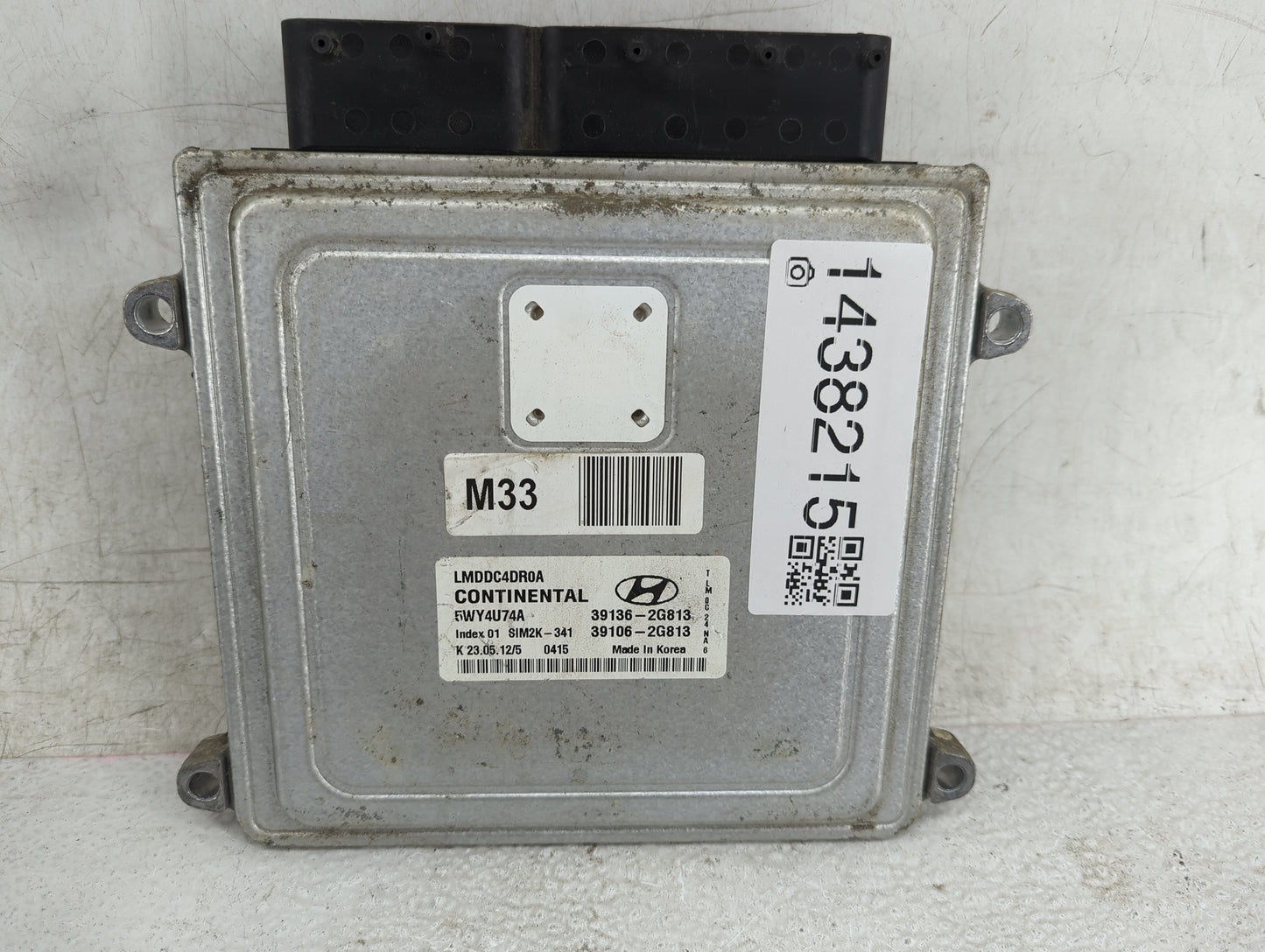 2013 Hyundai Tucson PCM Engine Control Computer ECU ECM PCU OEM P/N:LMDDC4DR0A, 5WY4U74A, 39136-2G813, 39106-2G813, SIM2K-34
