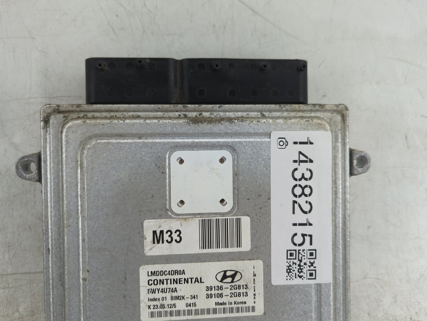2013 Hyundai Tucson PCM Engine Control Computer ECU ECM PCU OEM P/N:LMDDC4DR0A, 5WY4U74A, 39136-2G813, 39106-2G813, SIM2K-34