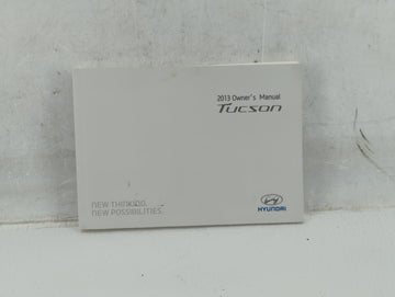 2013 Hyundai Tucson Owners Manual Book Guide OEM Used Auto Parts - Oemusedautoparts1.com