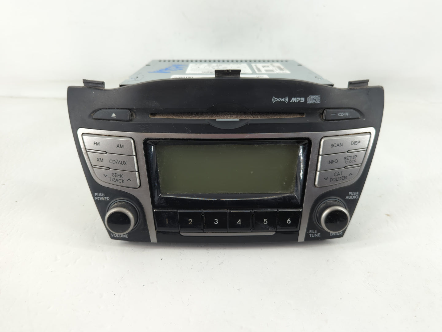 2010-2013 Hyundai Tucson Am Fm Cd Player Radio Receiver - Oemusedautoparts1.com