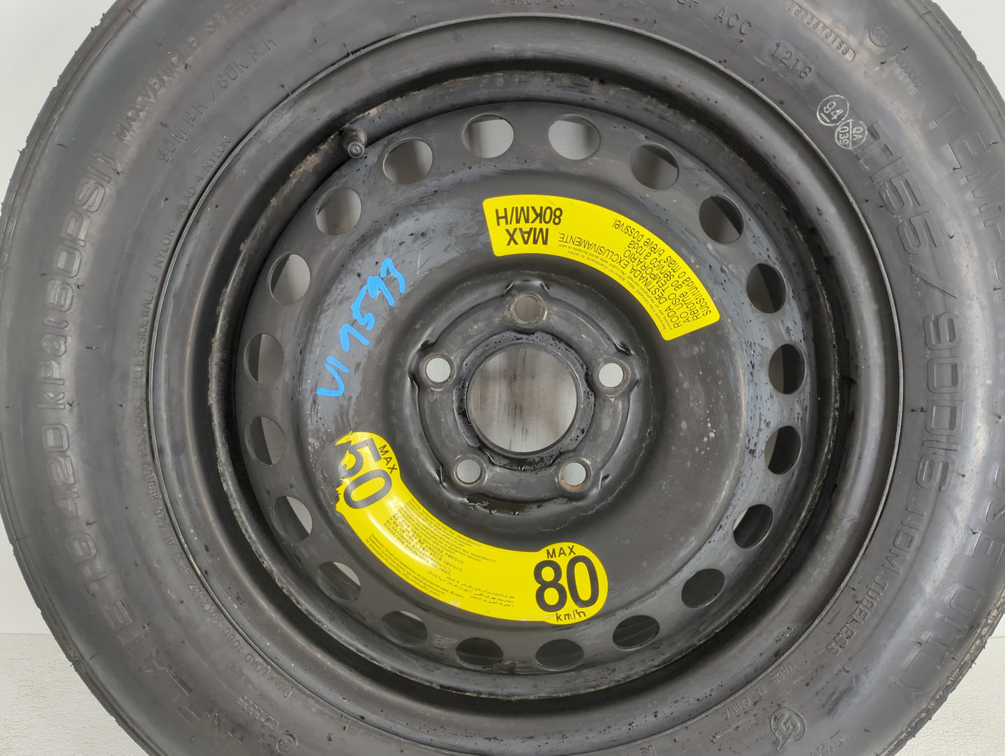 2006-2015 Hyundai Tucson Spare Donut Tire Wheel Rim Oem - Oemusedautoparts1.com