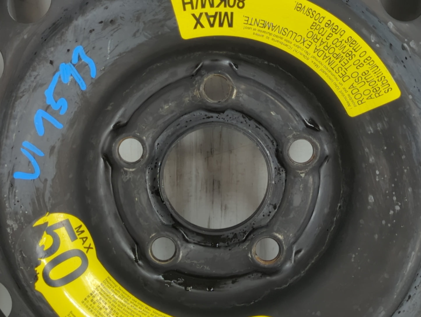 2006-2015 Hyundai Tucson Spare Donut Tire Wheel Rim Oem - Oemusedautoparts1.com