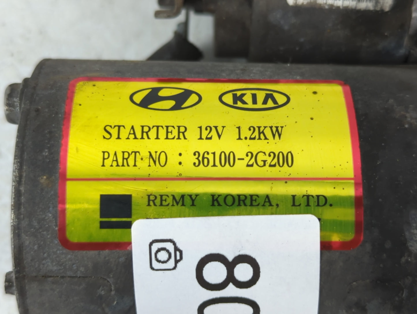2010-2015 Hyundai Tucson Car Starter Motor Solenoid OEM P/N:36100-2G200 Fits Fits 2008 2009 2010 2011 2012 2013 2014 2015 20