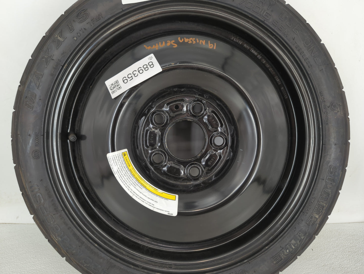 2006-2015 Hyundai Tucson Spare Donut Tire Wheel Rim Oem - Oemusedautoparts1.com