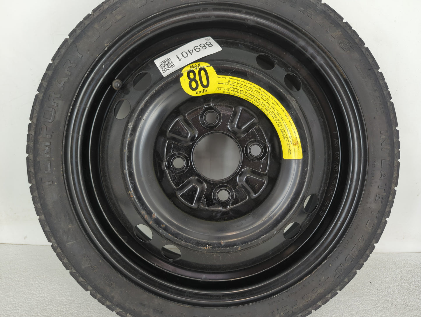 2006-2015 Hyundai Tucson Spare Donut Tire Wheel Rim Oem - Oemusedautoparts1.com