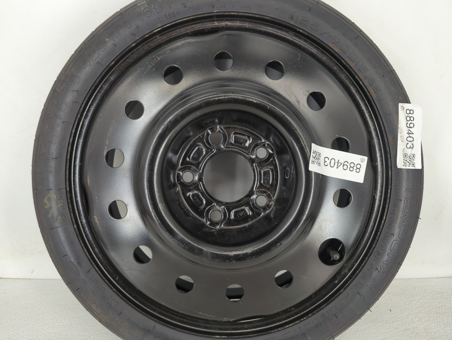 2006-2015 Hyundai Tucson Spare Donut Tire Wheel Rim Oem - Oemusedautoparts1.com