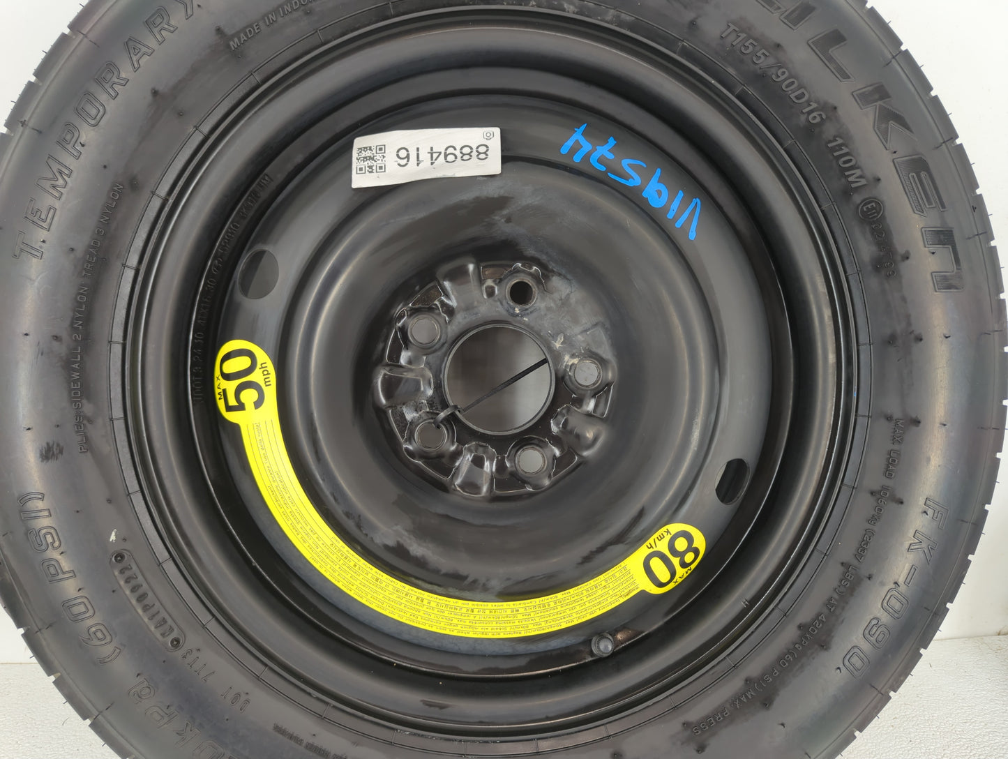 2006-2015 Hyundai Tucson Spare Donut Tire Wheel Rim Oem - Oemusedautoparts1.com