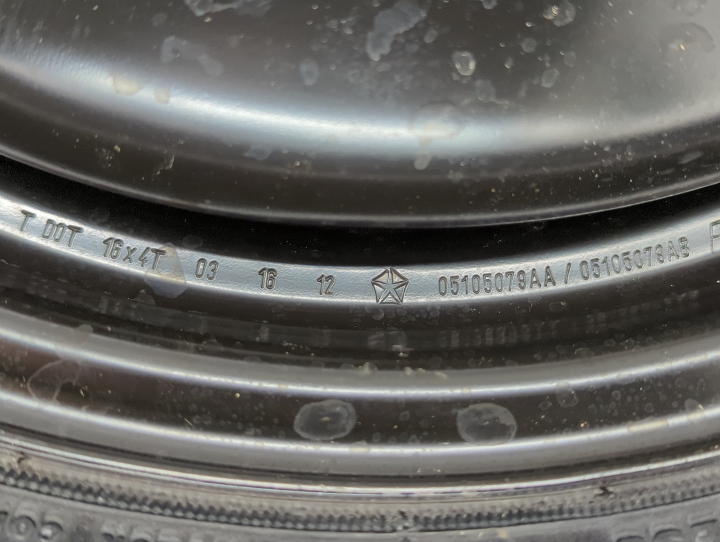 2006-2015 Hyundai Tucson Spare Donut Tire Wheel Rim Oem - Oemusedautoparts1.com