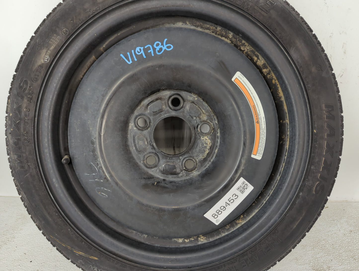2006-2015 Hyundai Tucson Spare Donut Tire Wheel Rim Oem - Oemusedautoparts1.com