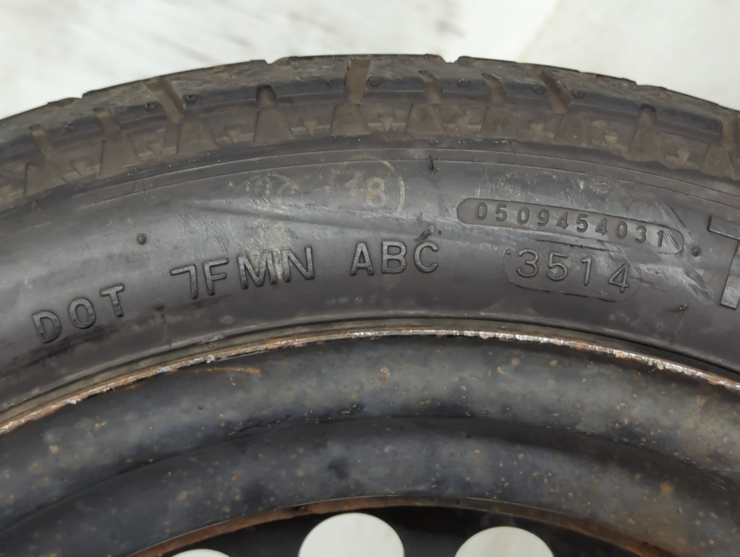 2006-2015 Hyundai Tucson Spare Donut Tire Wheel Rim Oem - Oemusedautoparts1.com