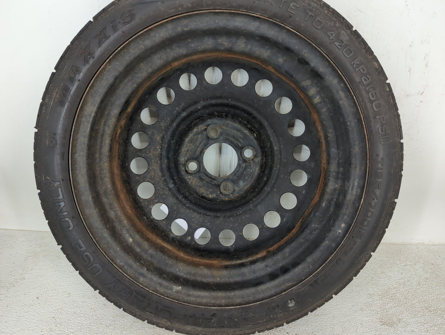 2006-2015 Hyundai Tucson Spare Donut Tire Wheel Rim Oem - Oemusedautoparts1.com