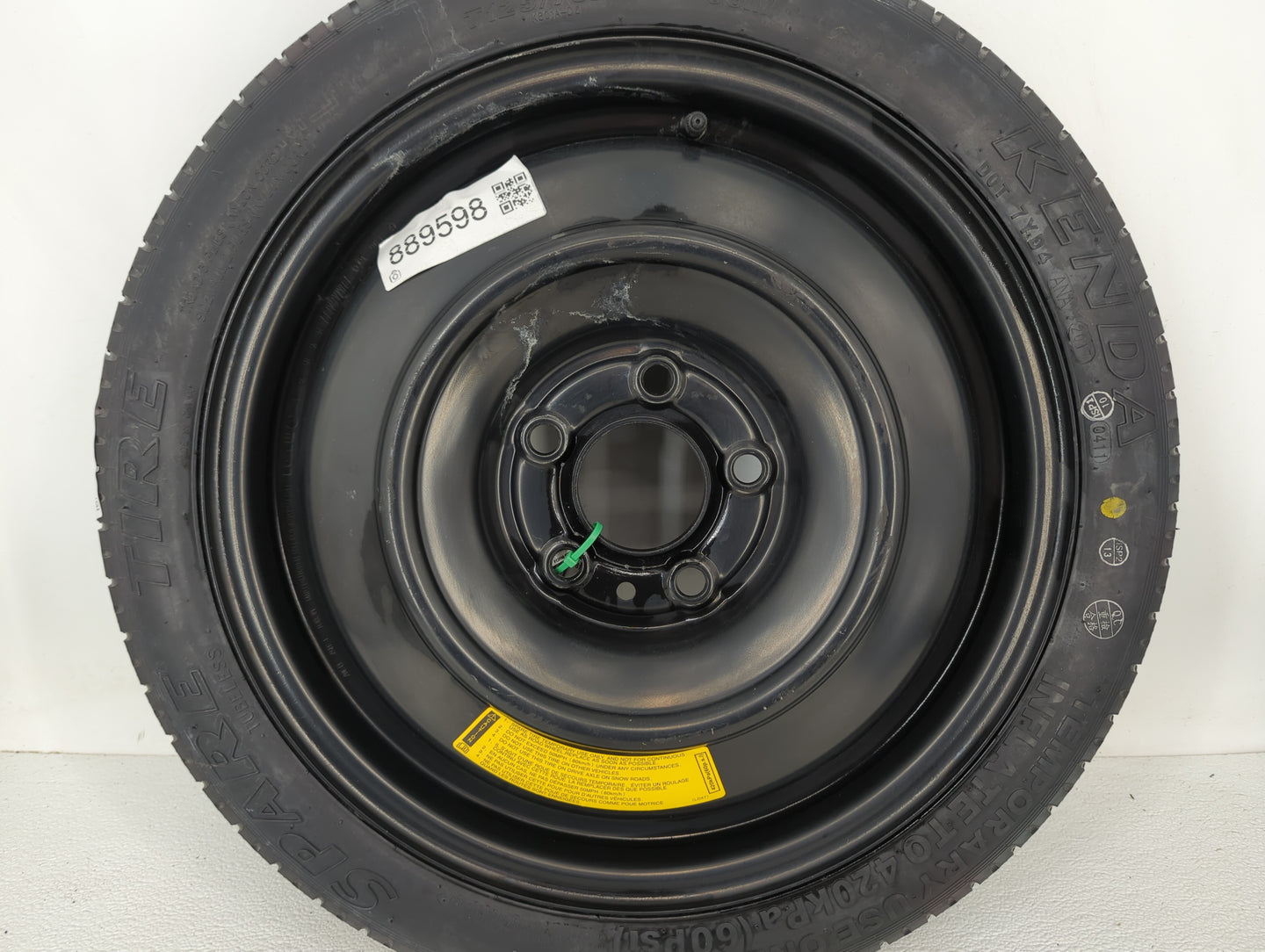 2006-2015 Hyundai Tucson Spare Donut Tire Wheel Rim Oem - Oemusedautoparts1.com