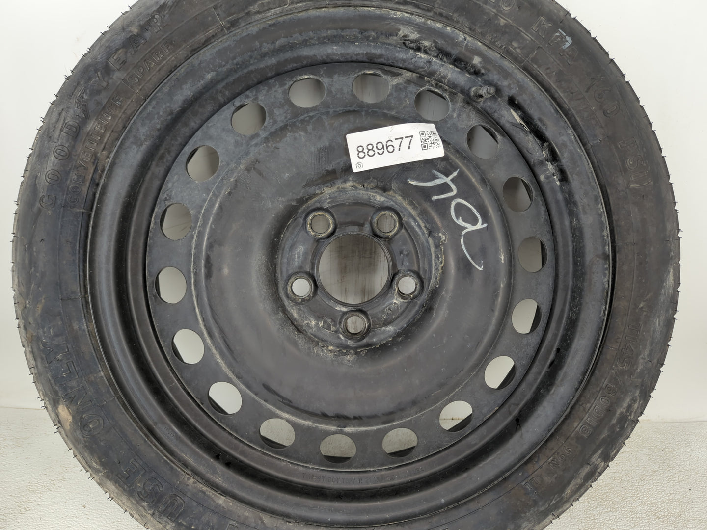 2006-2015 Hyundai Tucson Spare Donut Tire Wheel Rim Oem - Oemusedautoparts1.com