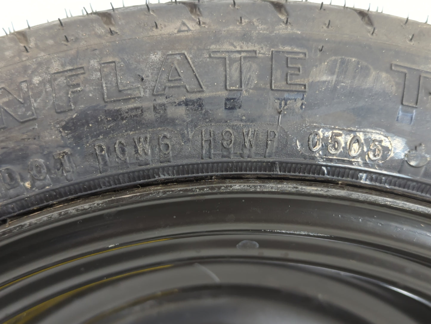 2006-2015 Hyundai Tucson Spare Donut Tire Wheel Rim Oem - Oemusedautoparts1.com