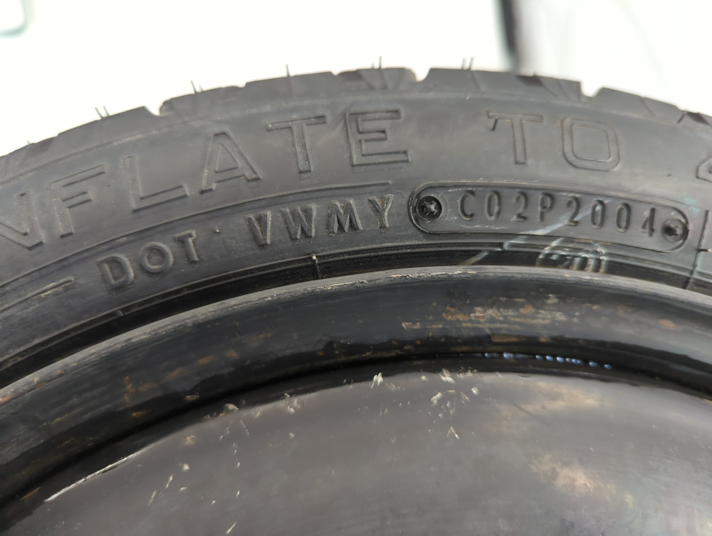 2006-2015 Hyundai Tucson Spare Donut Tire Wheel Rim Oem - Oemusedautoparts1.com