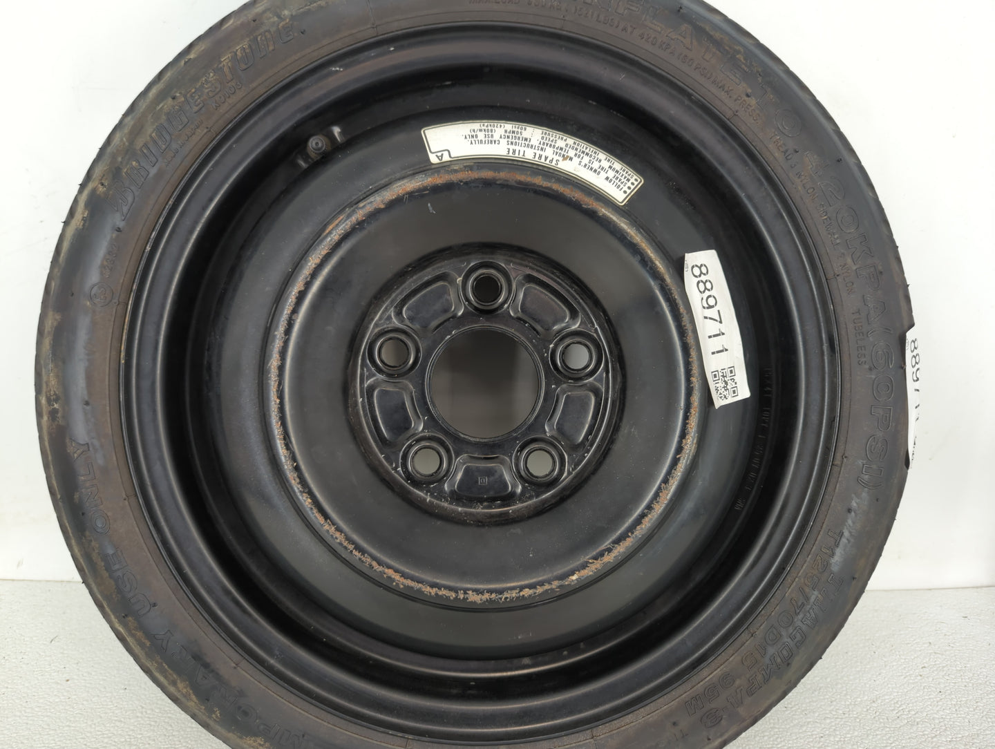 2006-2015 Hyundai Tucson Spare Donut Tire Wheel Rim Oem - Oemusedautoparts1.com
