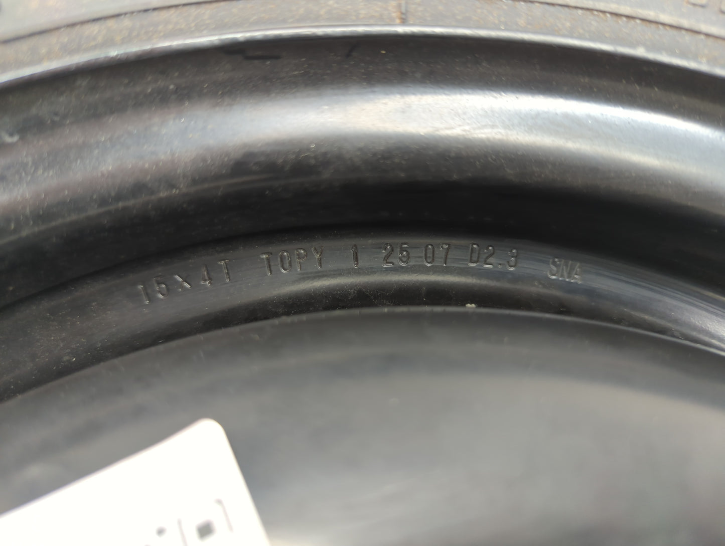 2006-2015 Hyundai Tucson Spare Donut Tire Wheel Rim Oem - Oemusedautoparts1.com