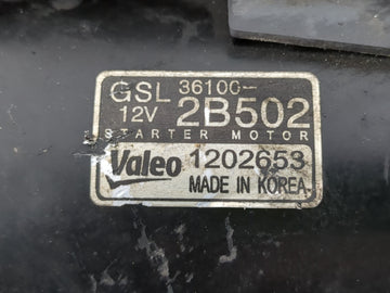 2012-2020 Hyundai Veloster Car Starter Motor Solenoid OEM P/N:36100-2B502 Fits OEM Used Auto Parts
