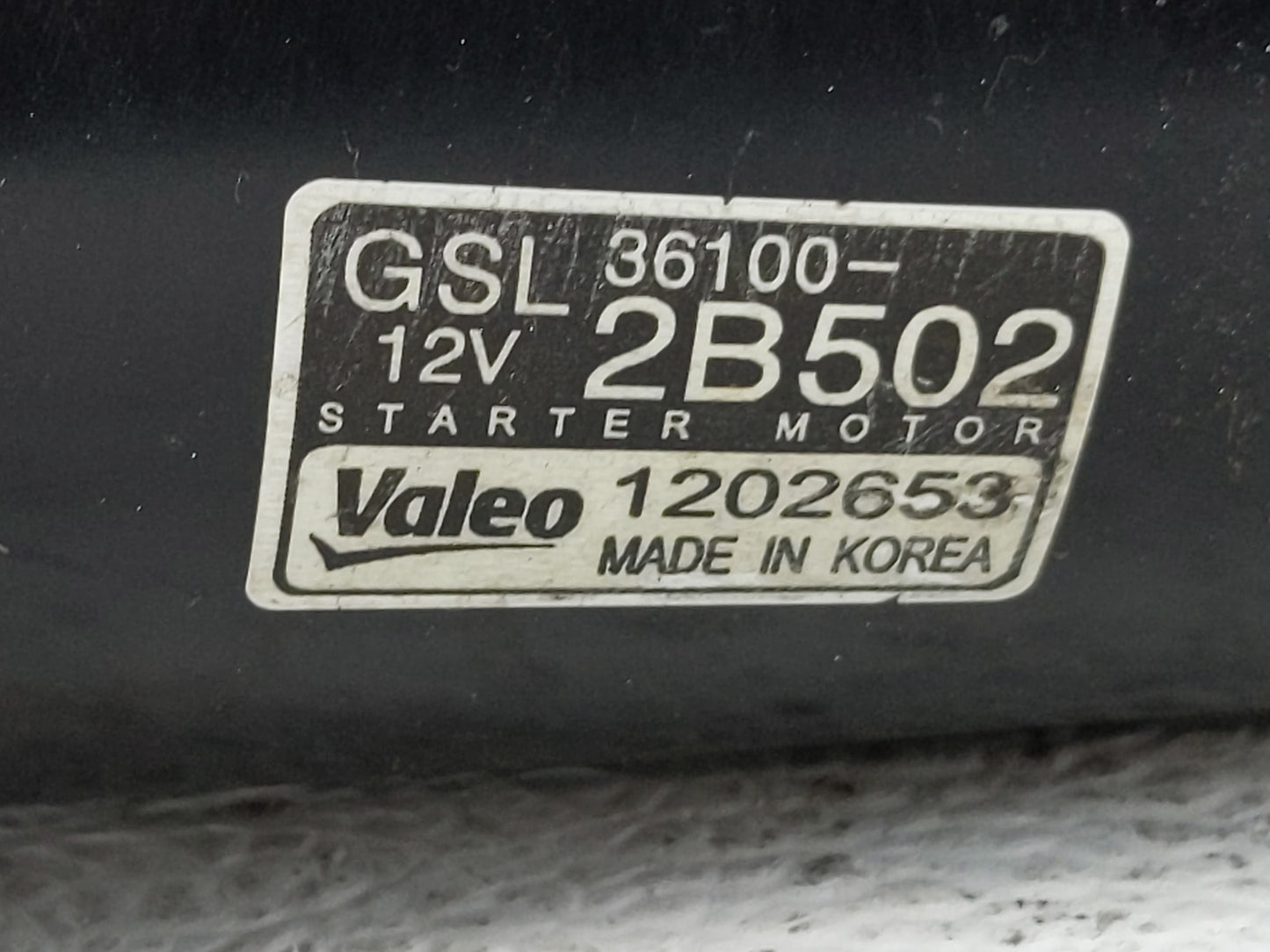 2012-2020 Hyundai Veloster Car Starter Motor Solenoid OEM P/N:36100-2B502 Fits OEM Used Auto Parts - Oemusedautoparts1.com