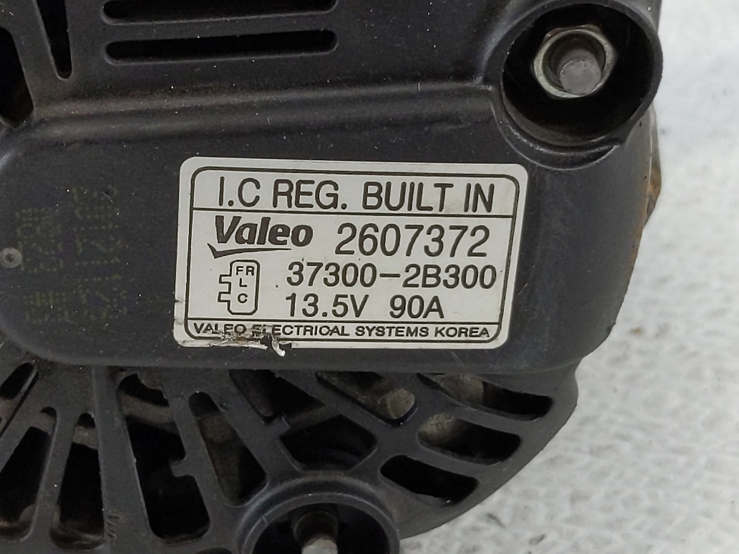 2012-2017 Hyundai Veloster Alternator Replacement Generator Charging Assembly Engine OEM P/N:37300-2B300 Fits OEM Used Auto 