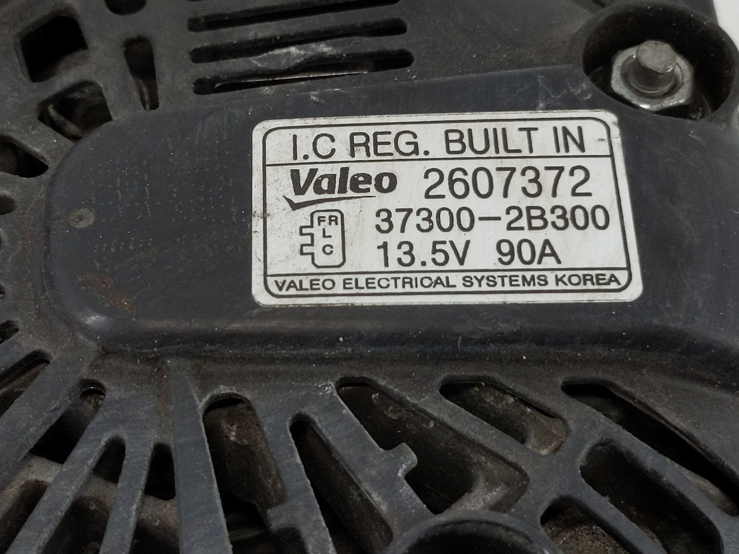 2012-2017 Hyundai Veloster Alternator Replacement Generator Charging Assembly Engine OEM P/N:37300-2B300 Fits OEM Used Auto 