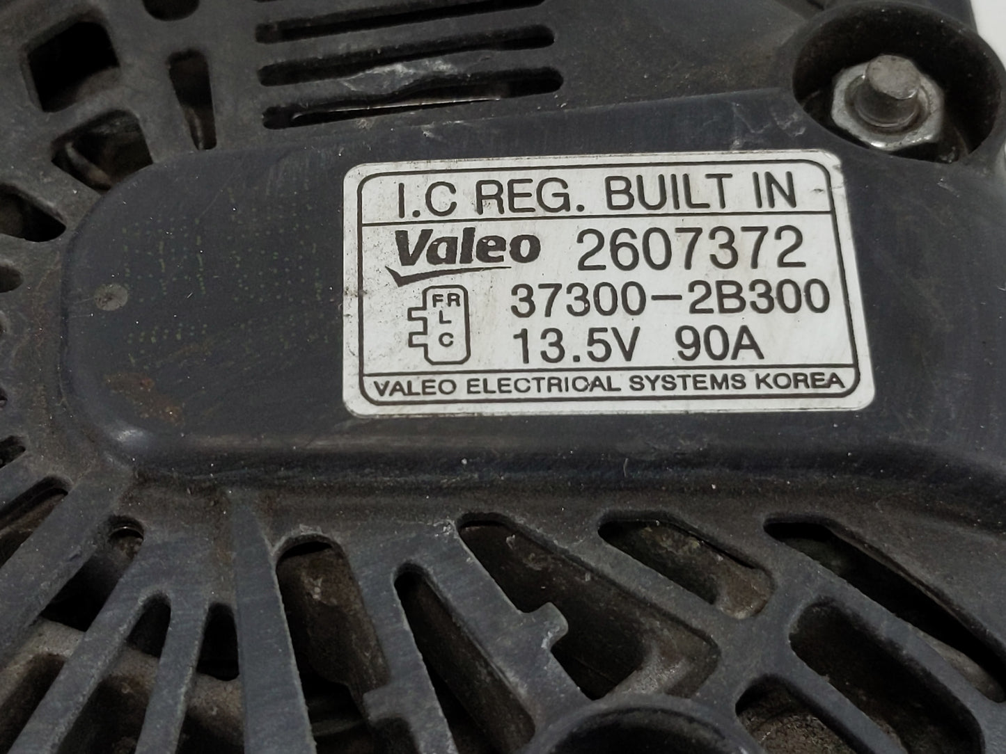 2012-2017 Hyundai Veloster Alternator Replacement Generator Charging Assembly Engine OEM P/N:37300-2B300 Fits OEM Used Auto 