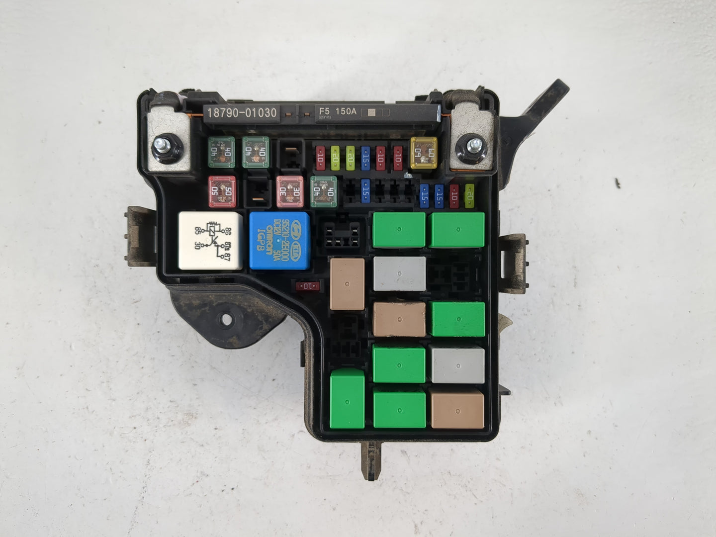 2012-2014 Hyundai Veloster Fusebox Fuse Box Panel Relay Module P/N:91301 2V024 Fits Fits 2012 2013 2014 OEM Used Auto Parts 