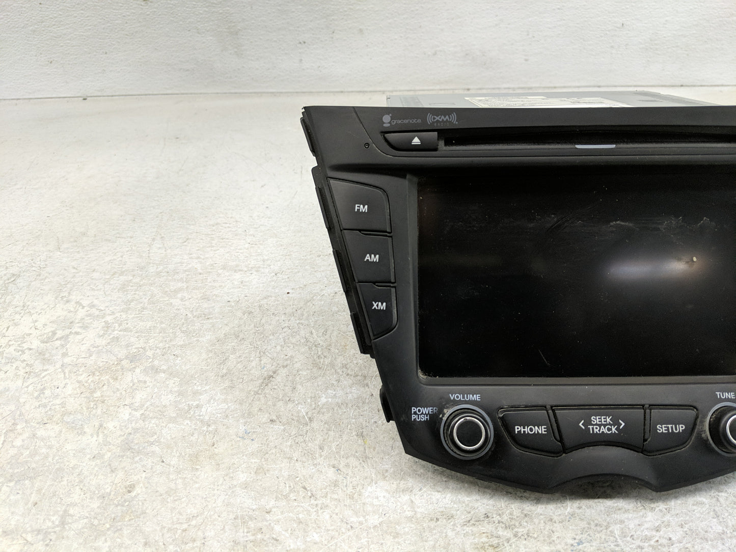 2012-2015 Hyundai Veloster Radio AM FM Cd Player Receiver Replacement P/N:96560-2V720 Fits Fits 2012 2013 2014 2015 OEM Used