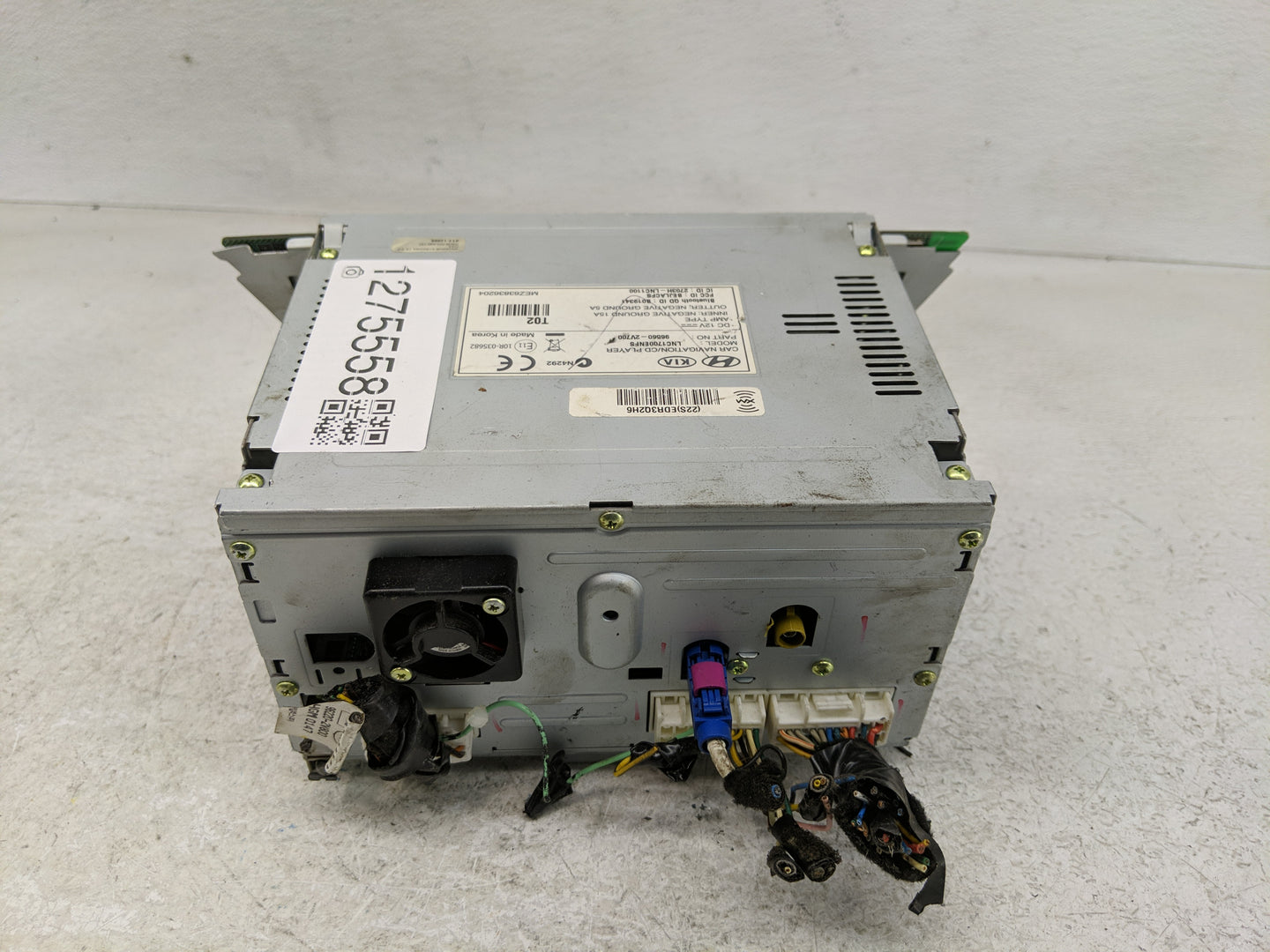 2012-2015 Hyundai Veloster Radio AM FM Cd Player Receiver Replacement P/N:96560-2V700 Fits Fits 2012 2013 2014 2015 OEM Used