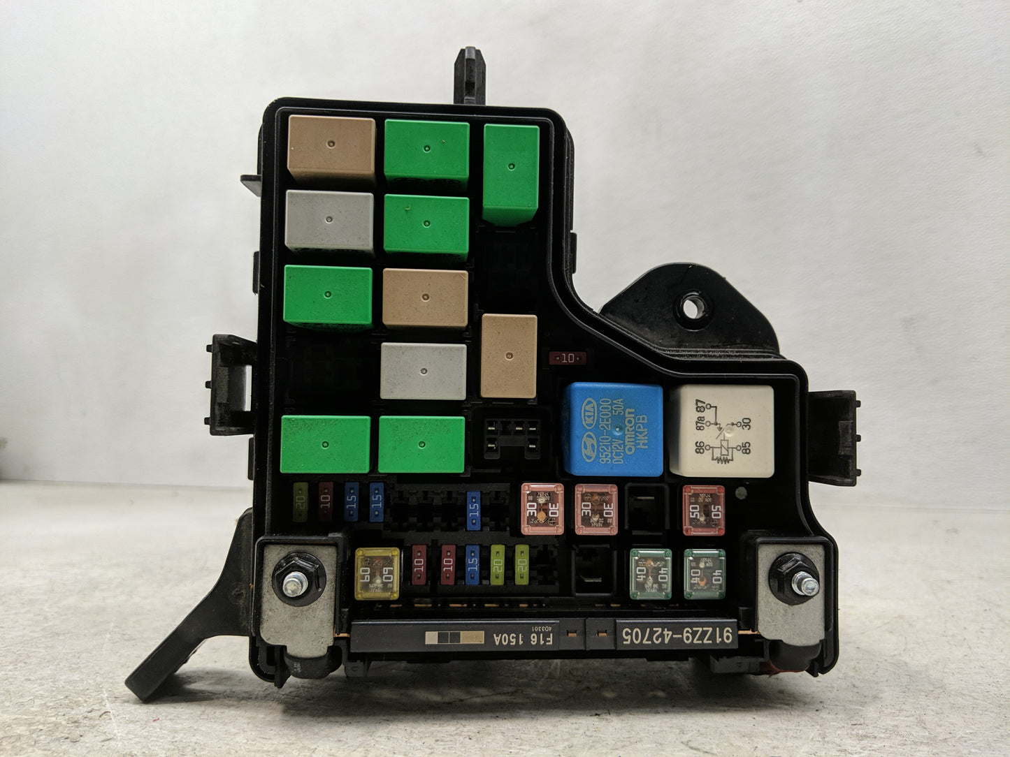 2012-2014 Hyundai Veloster Fusebox Fuse Box Panel Relay Module Fits Fits 2012 2013 2014 OEM Used Auto Parts - Oemusedautopar