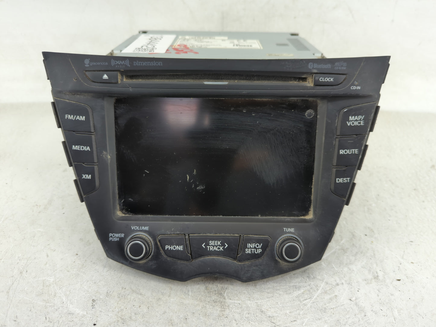 2012-2017 Hyundai Veloster Radio AM FM Cd Player Receiver Replacement P/N:96560-2V100 Fits Fits 2012 2013 2014 2015 2016 201