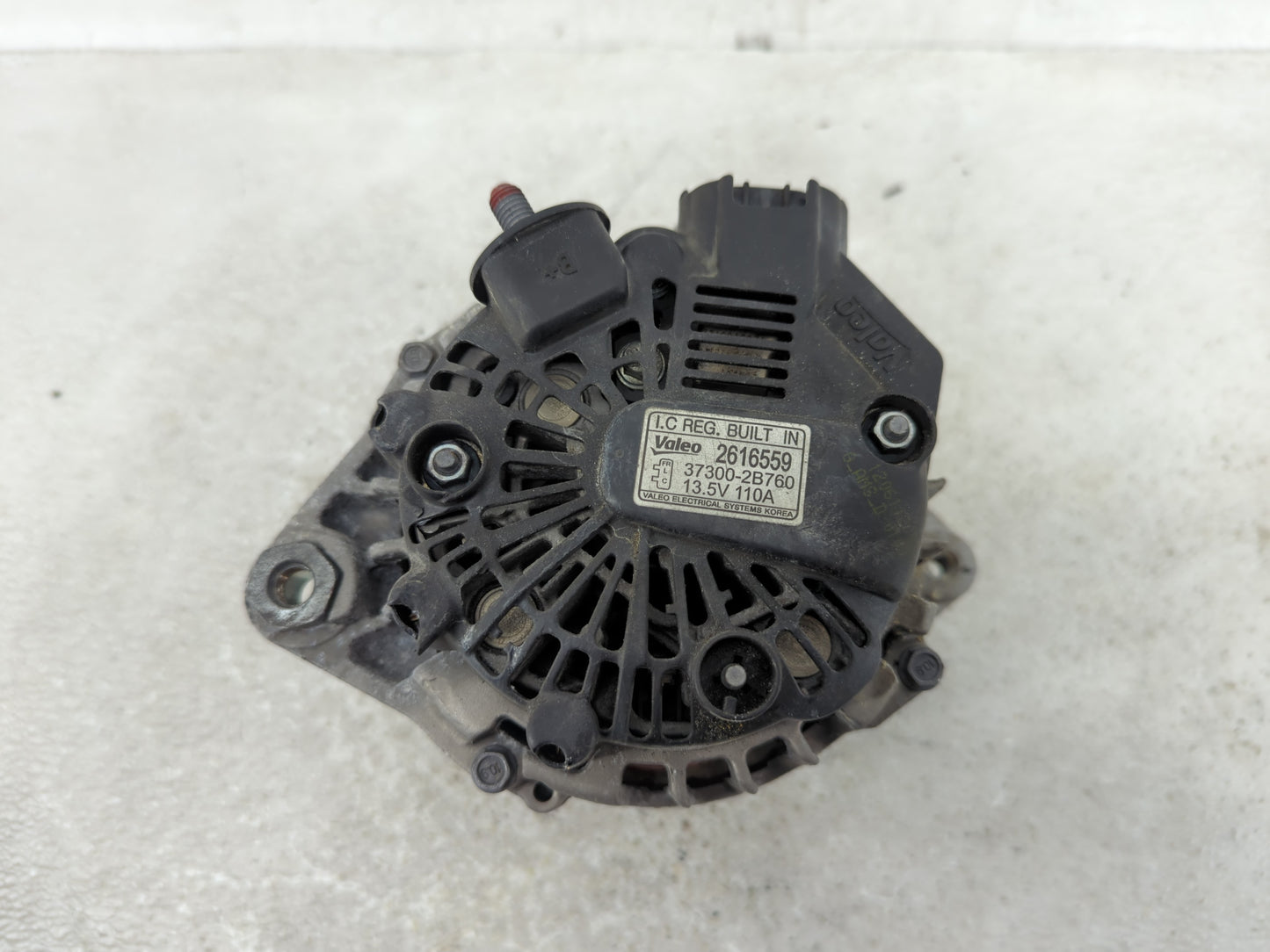 2012-2017 Hyundai Veloster Alternator Replacement Generator Charging Assembly Engine OEM P/N:37300-2B760 Fits OEM Used Auto 