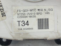 2012-2017 Hyundai Veloster Climate Control Module Temperature AC/Heater Replacement P/N:97250-2V010 Fits OEM Used Auto Parts