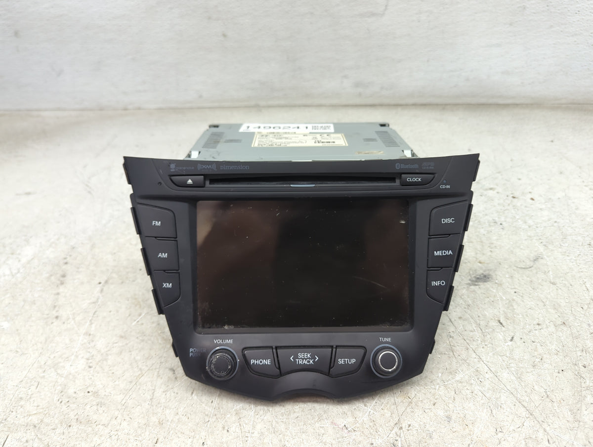 2012-2015 Hyundai Veloster Radio AM FM Cd Player Receiver Replacement P/N:LAC1730ENFS 96560-2V730 Fits Fits 2012 2013 2014 2