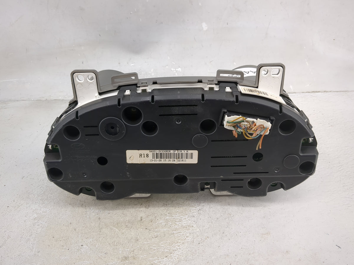 2012-2015 Hyundai Veloster Instrument Cluster Speedometer Gauges P/N:94001-2V330RDR Miles:103K Fits Fits 2012 2013 2014 2015