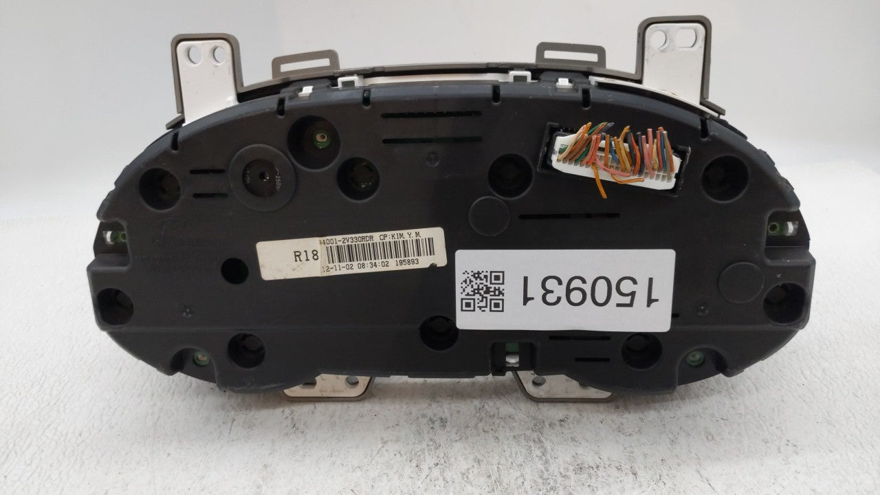 2012-2015 Hyundai Veloster Instrument Cluster Speedometer Gauges P/N:94011-2V330PD5,94001-2V330,94011-2V331 94001-2V330 Fits
