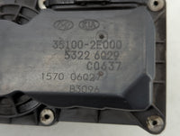 2013 Hyundai Veloster Throttle Body P/N:35100-2E400 35100-2E000 Fits Fits 2012 2014 2015 2016 2018 2019 OEM Used Auto Parts 