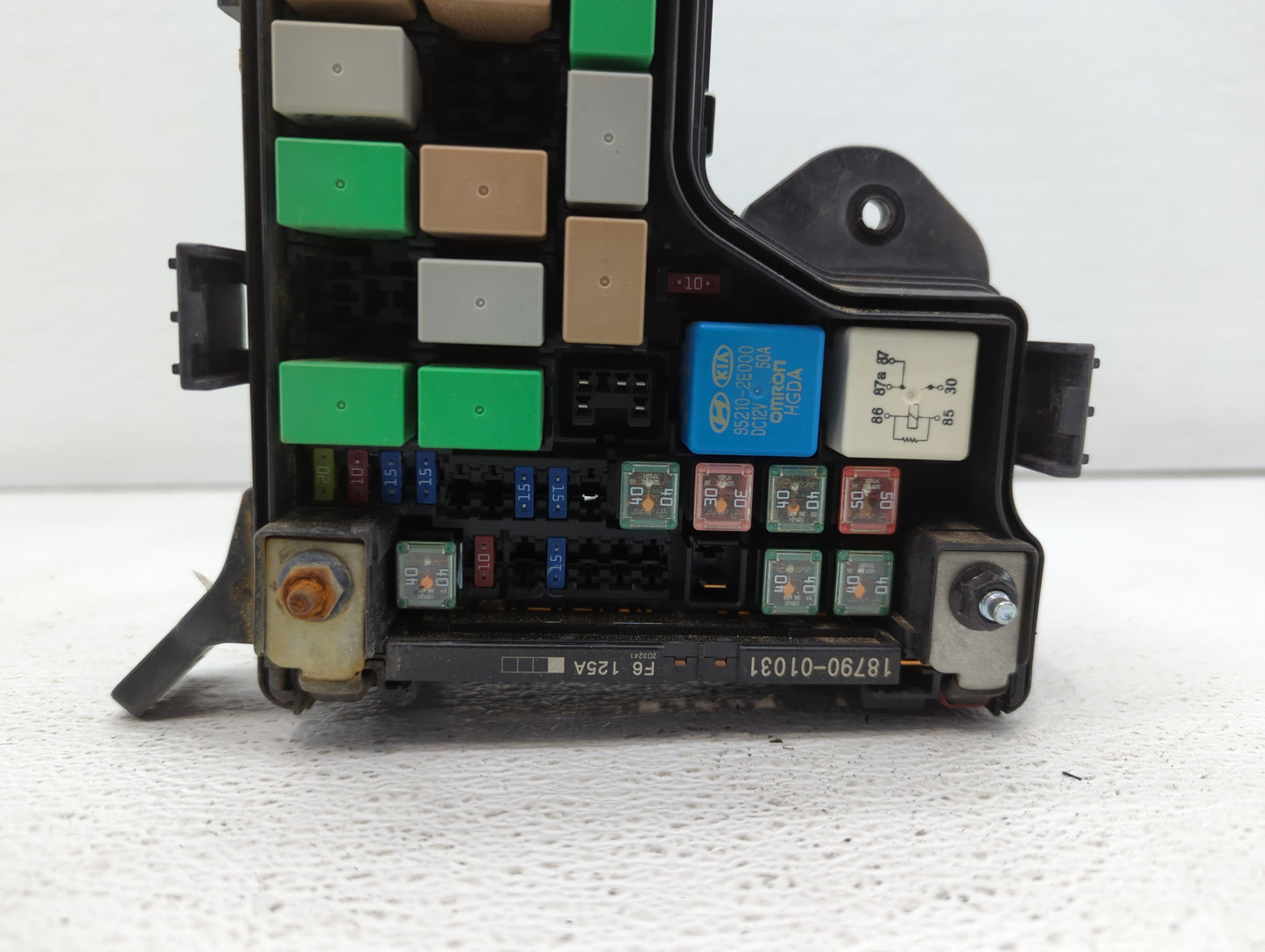 2012-2014 Hyundai Veloster Fusebox Fuse Box Panel Relay Module P/N:N91236-2V613-C0 913012V024, 912362V650 Fits Fits 2012 201